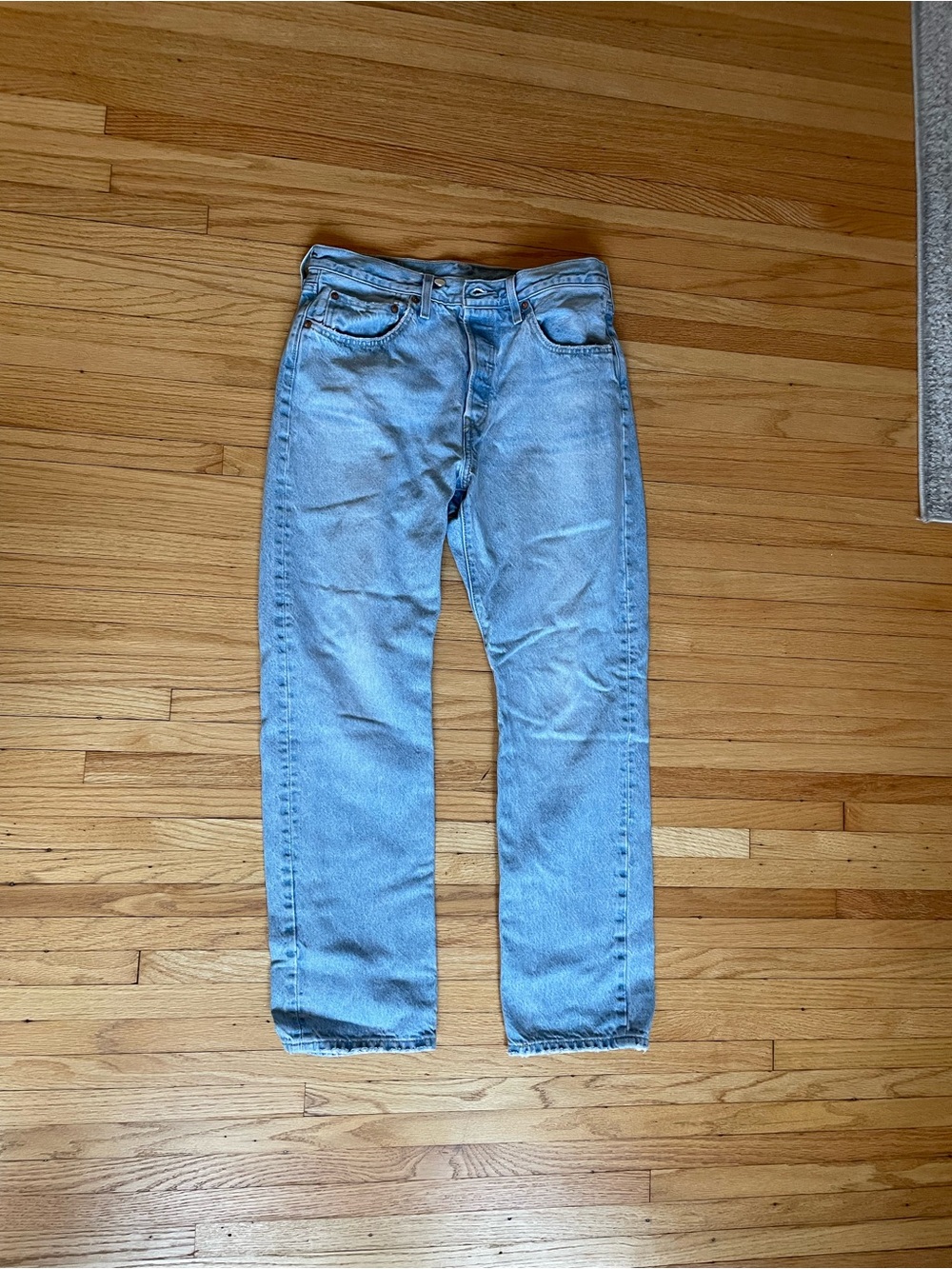 LEVI Light Blue Straight Leg Jeans